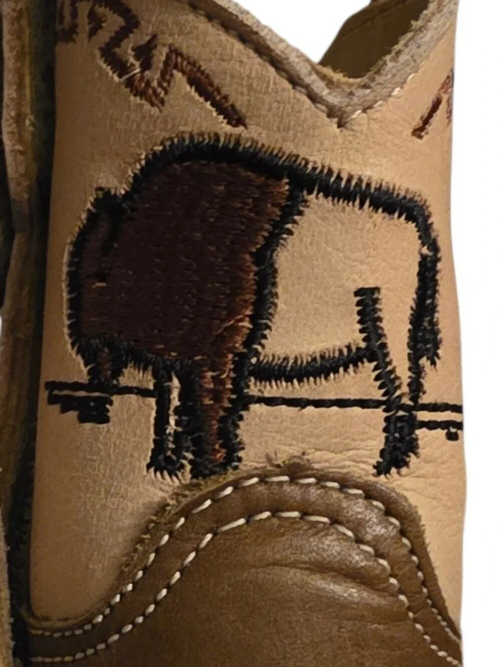 Roper Kids Cowbaby Buffalo Western Boot Baby Sz 1